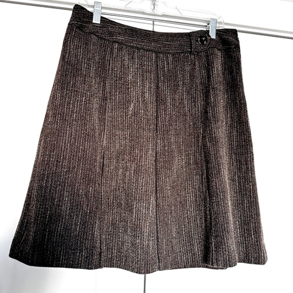 Ann Taylor Brown A-Line Skirt